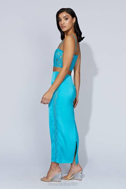 Kleidung Meshki Maxirock aus Bellamy-Spitze Aquamarin 2F8B1540