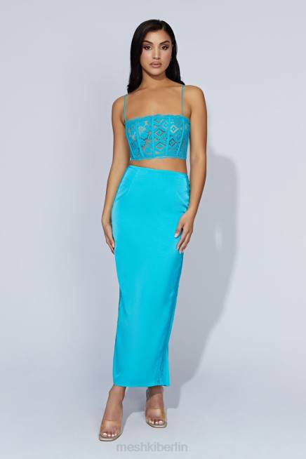 Kleidung Meshki Maxirock aus Bellamy-Spitze Aquamarin 2F8B1540