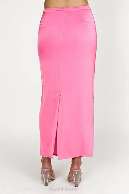 Kleidung Meshki Maxirock aus Bellamy-Spitze Kaugummirosa 2F8B1529