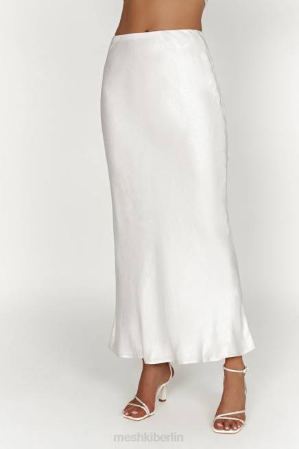 Kleidung Meshki Raine Maxirock aus Satin Perle 2F8B1387