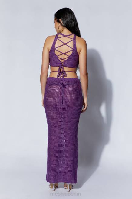 Kleidung Meshki Raquel Häkel-Maxirock Traube 2F8B1541