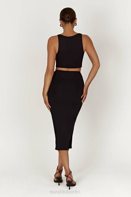 Kleidung Meshki Charley Midirock Schwarz 2F8B1403