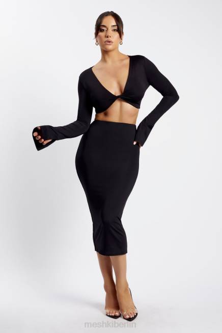 Kleidung Meshki Charley Midirock Schwarz 2F8B1403