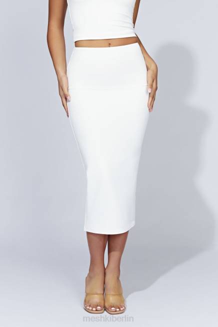 Kleidung Meshki Charley Midirock Weiß 2F8B1508