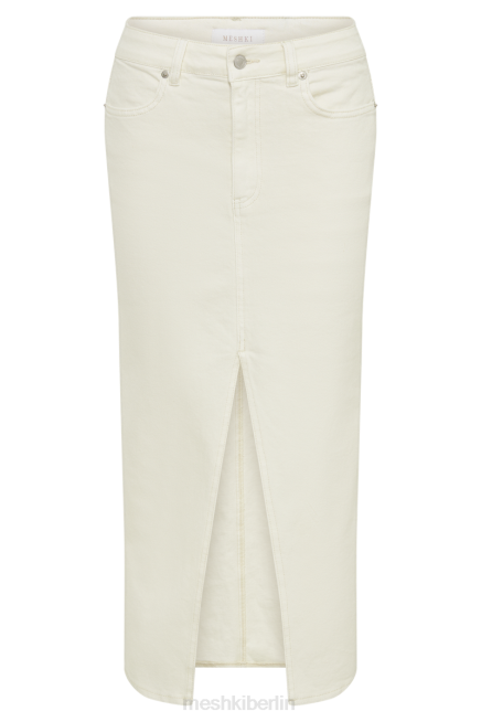 Kleidung Meshki Midirock aus Akazien-Denim naturfarben 2F8B1283