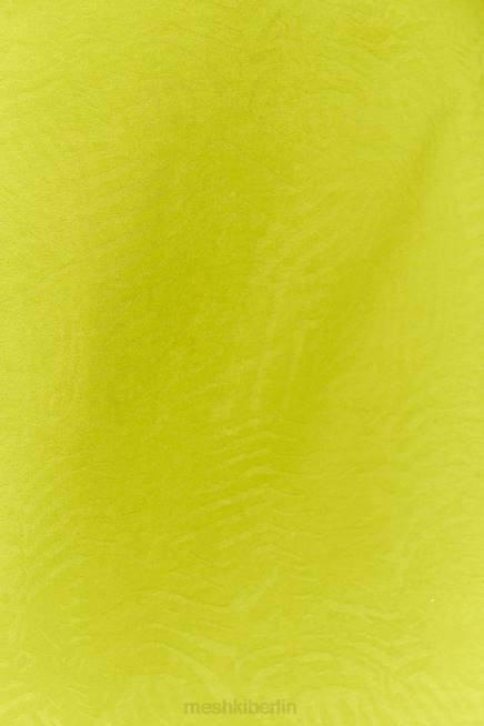 Kleidung Meshki Annalise Satin-Minirock in A-Linie Chartreuse 2F8B1533