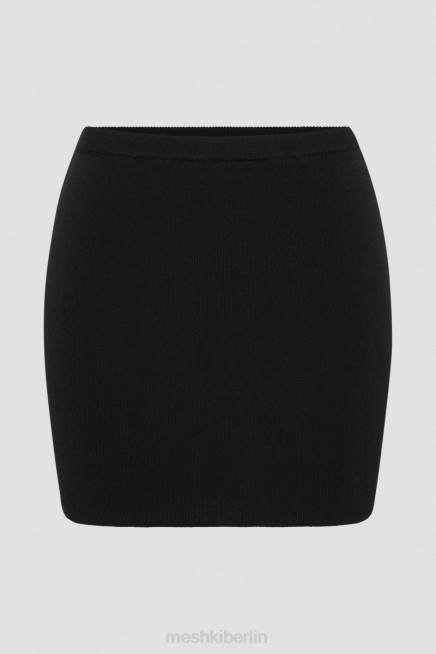 Kleidung Meshki Carol-Strick-Minirock Schwarz 2F8B1328