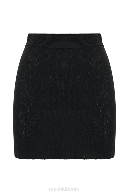 Kleidung Meshki Esme-Strick-Minirock Schwarz 2F8B1284