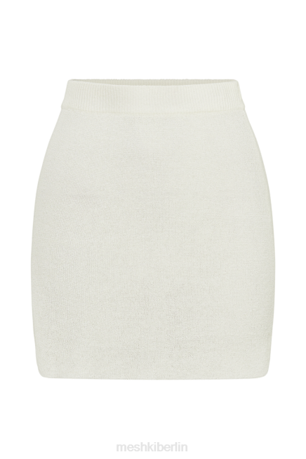 Kleidung Meshki Esme-Strick-Minirock Weiß 2F8B1281