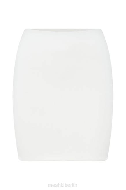 Kleidung Meshki Harlow Minirock Weiß 2F8B1561