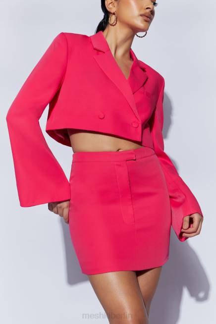 Kleidung Meshki Josie Krepp-Minirock Himbeere 2F8B1543