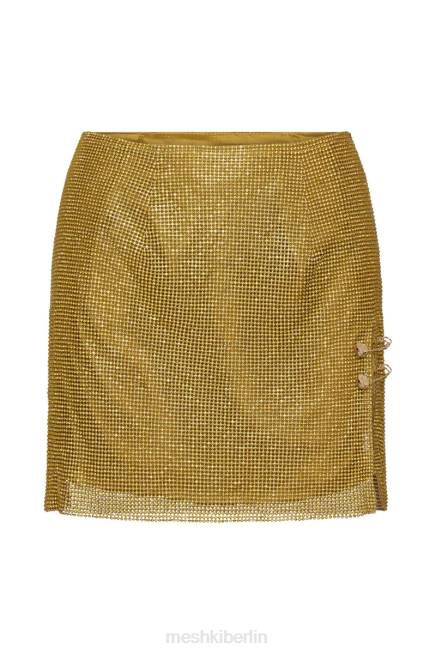 Kleidung Meshki Marlena Glomesh Minirock Chartreuse 2F8B1521