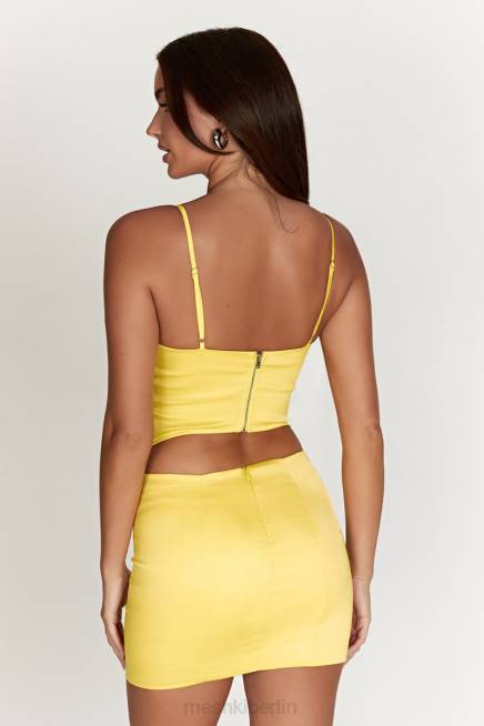 Kleidung Meshki Minirock mit niedrigem Bund von Briony Zitrone 2F8B1445