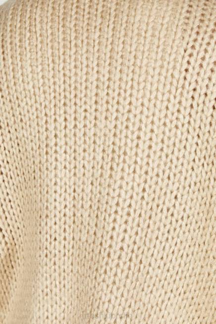 Kleidung Meshki Irina Grobstrick-Cardigan Taupe 2F8B1627