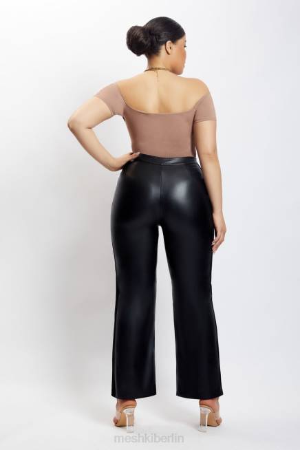 Kleidung Meshki Body mit Breanna-Ausschnitt Hellbraun 2F8B1220