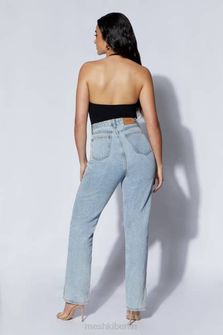 Kleidung Meshki Neckholder-Body aus Rippstrick von Arden Schwarz 2F8B979