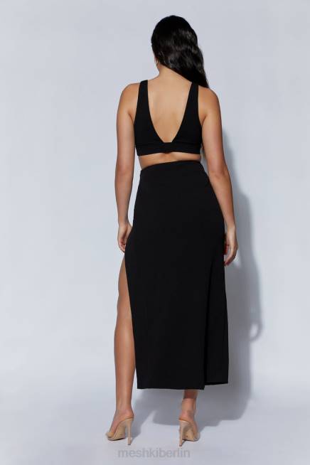 Kleidung Meshki Arla Hardware-Bralette Schwarz 2F8B1118