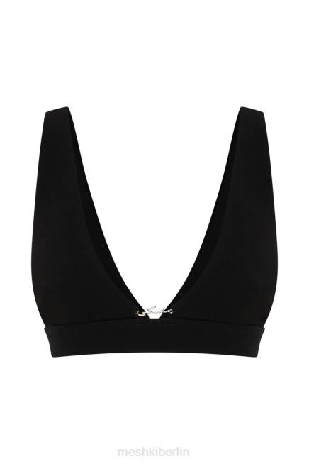 Kleidung Meshki Arla Hardware-Bralette Schwarz 2F8B1118