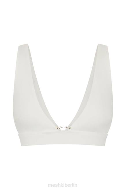 Kleidung Meshki Arla Hardware-Bralette Weiß 2F8B1080