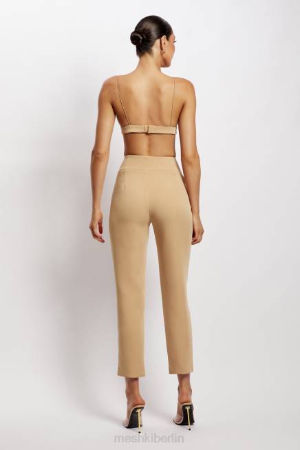 Kleidung Meshki Cynthia Triangel-Bralette Kamel 2F8B1139