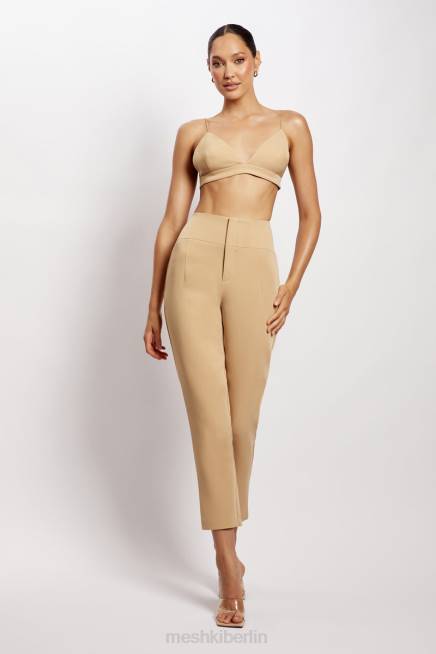Kleidung Meshki Cynthia Triangel-Bralette Kamel 2F8B1139