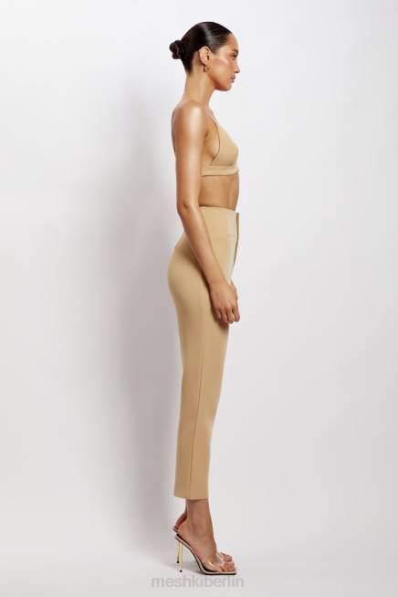 Kleidung Meshki Cynthia Triangel-Bralette Kamel 2F8B1139