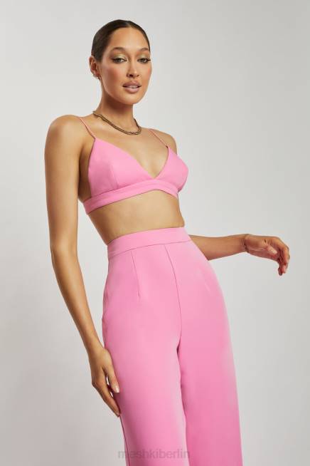 Kleidung Meshki Cynthia Triangel-Bralette Rosa 2F8B1129