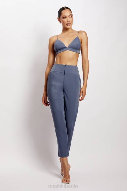 Kleidung Meshki Cynthia Triangel-Bralette Stahlblau 2F8B1137