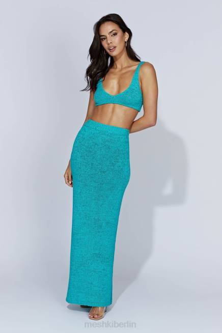 Kleidung Meshki Mary Strick-Bralette Aquamarin 2F8B1140