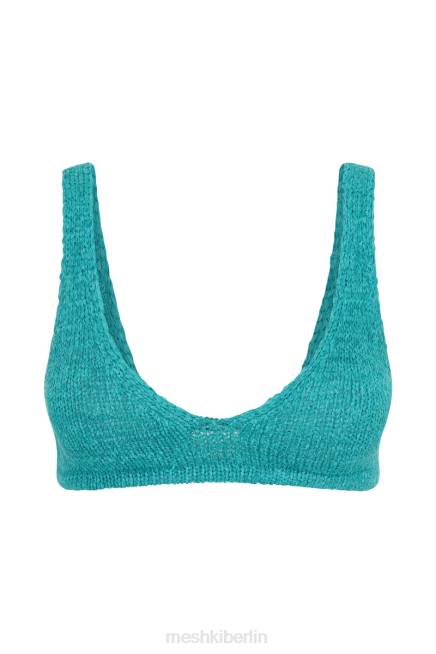 Kleidung Meshki Mary Strick-Bralette Aquamarin 2F8B1140