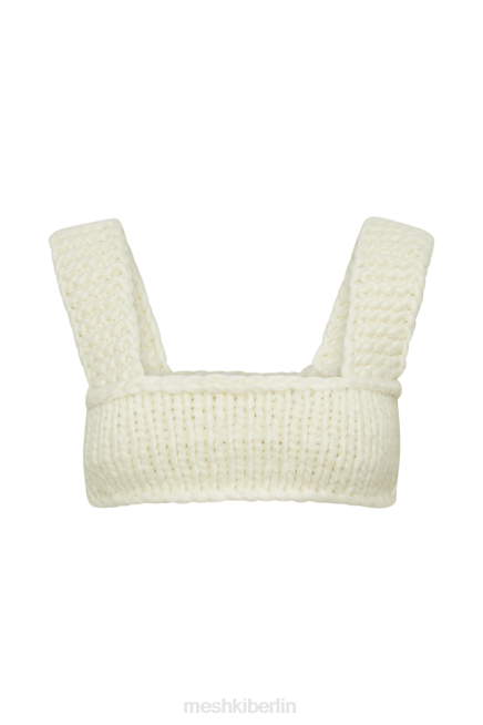 Kleidung Meshki Ninetta-Strick-Bralette Elfenbein 2F8B760