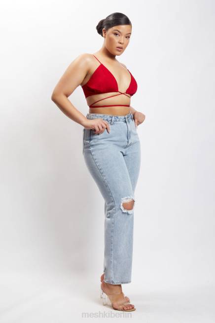 Kleidung Meshki Suzie Triangel-Bralette Chilischote 2F8B1197