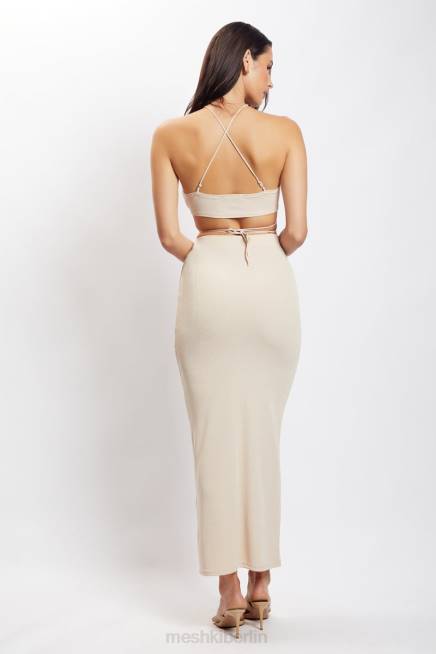 Kleidung Meshki Suzie Triangel-Bralette Stein 2F8B1191