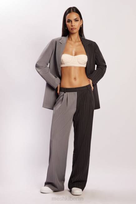 Kleidung Meshki Tessa Mesh-Bralette mit gerafften Körbchen Creme 2F8B1207