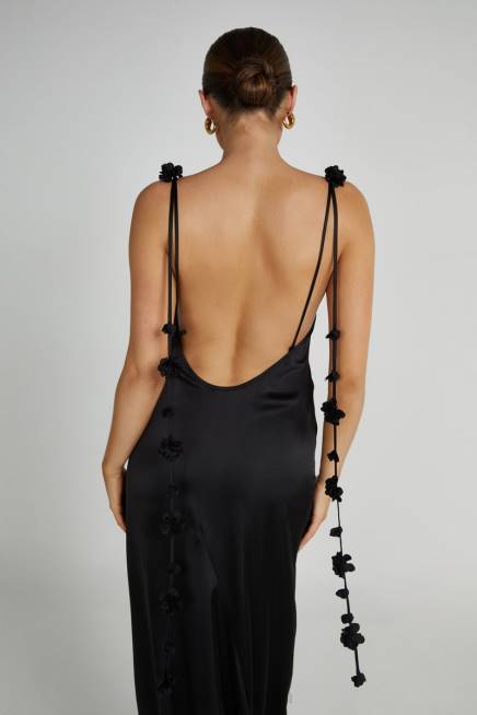 Kleidung Meshki Elena Rosenkleid Schwarz 2F8B167