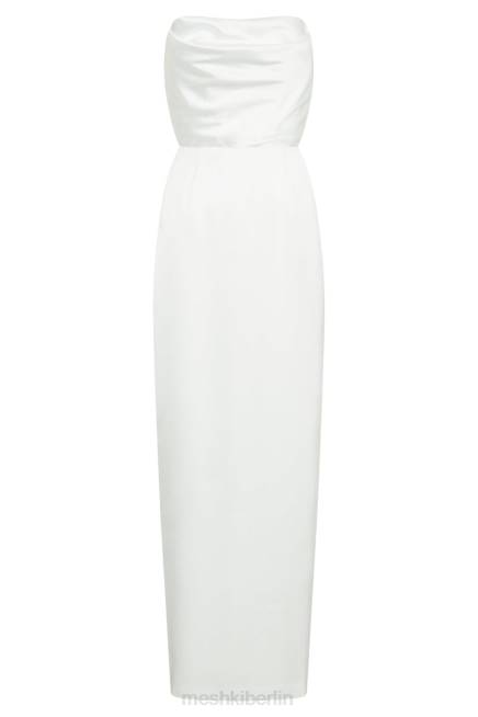 Kleidung Meshki Alanis trägerloses Maxikleid Weiß 2F8B307