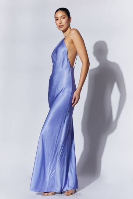 Kleidung Meshki Alena One-Shoulder-Maxikleid Lavendel 2F8B546