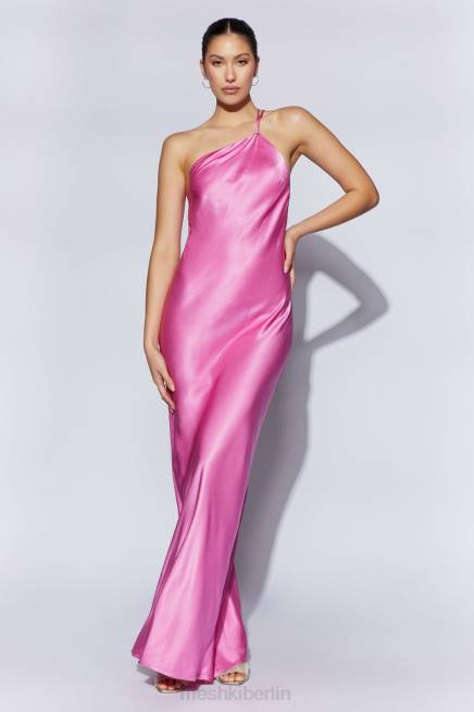 Kleidung Meshki Alena One-Shoulder-Maxikleid Rosa 2F8B462