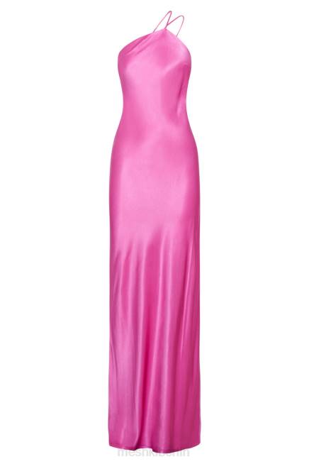 Kleidung Meshki Alena One-Shoulder-Maxikleid Rosa 2F8B462