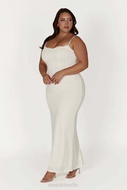 Kleidung Meshki Amorette-Maxikleid mit Spitzenbesatz Knochen 2F8B279