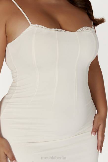 Kleidung Meshki Amorette-Maxikleid mit Spitzenbesatz Knochen 2F8B279