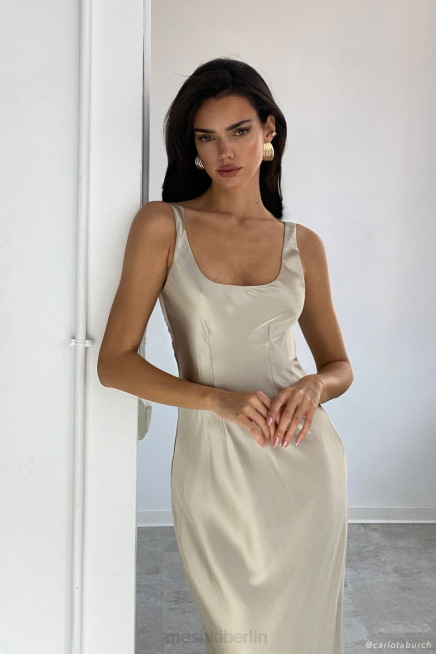 Kleidung Meshki Arora Korsett-Maxikleid Sekt 2F8B324