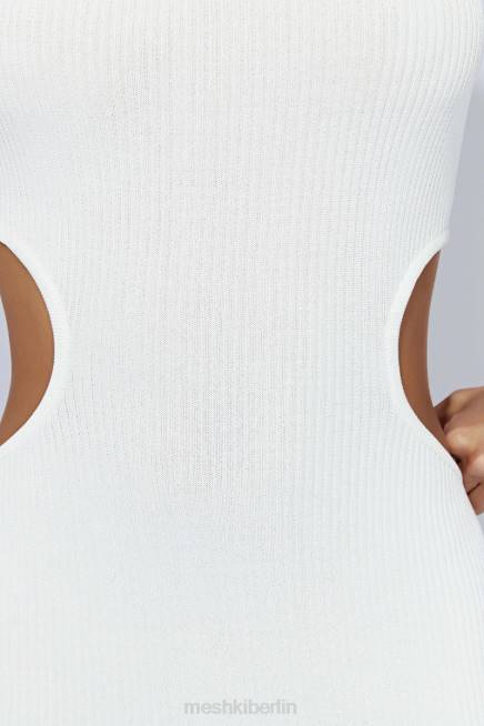 Kleidung Meshki Bandeau-Maxikleid aus Kori-Strick Weiß 2F8B668