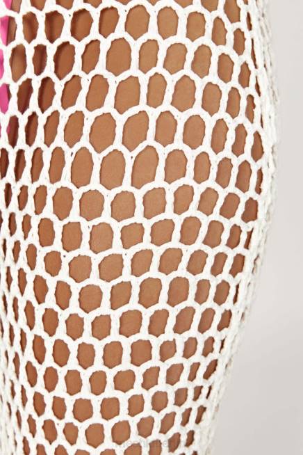 Kleidung Meshki Bodhi Häkel-Maxikleid Weiß 2F8B735