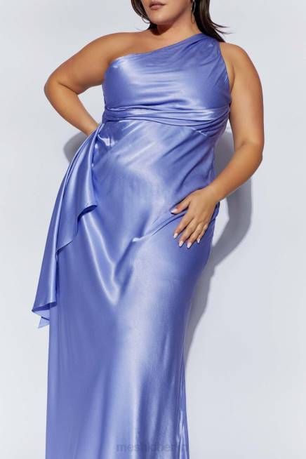 Kleidung Meshki Calliope One-Shoulder-Maxikleid Lavendel 2F8B399