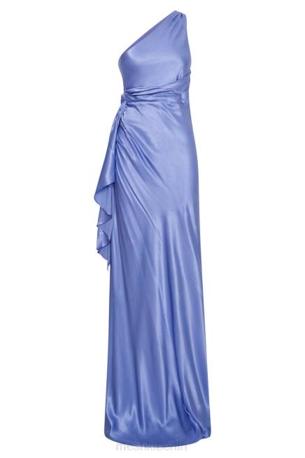 Kleidung Meshki Calliope One-Shoulder-Maxikleid Lavendel 2F8B399