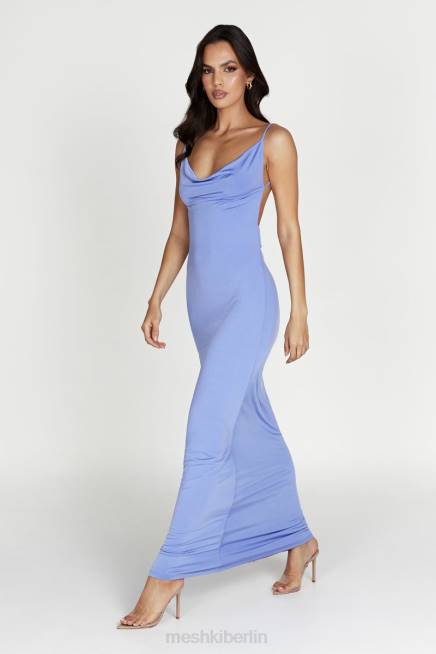Kleidung Meshki Darcy-Maxikleid mit Wasserfallausschnitt und tiefem Rückenausschnitt Lavendel 2F8B589