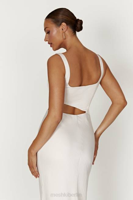 Kleidung Meshki Gianna Maxikleid Silber 2F8B424