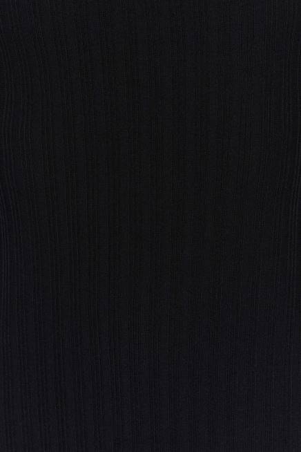 Kleidung Meshki Imani trägerloses Strick-Maxikleid Schwarz 2F8B645