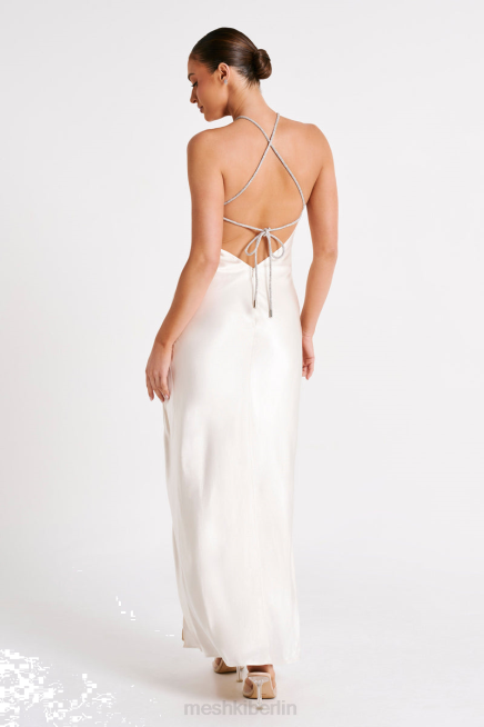 Kleidung Meshki Louise Diamant-Seil-Maxikleid Elfenbein 2F8B36